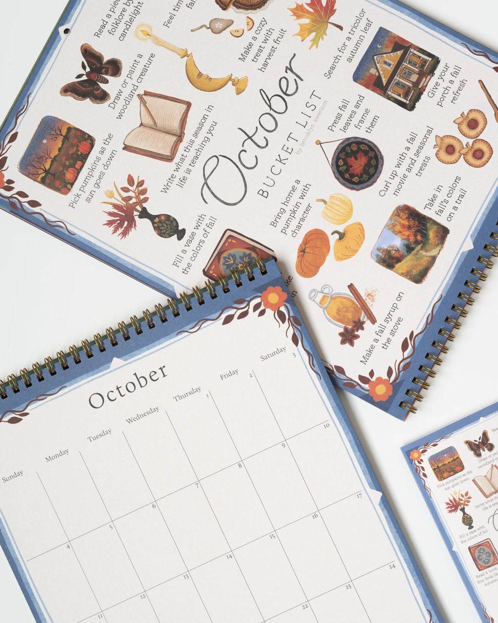 🌸 2026 Bucket List Wall Calendar - Celebration of Life’s Seasons📅