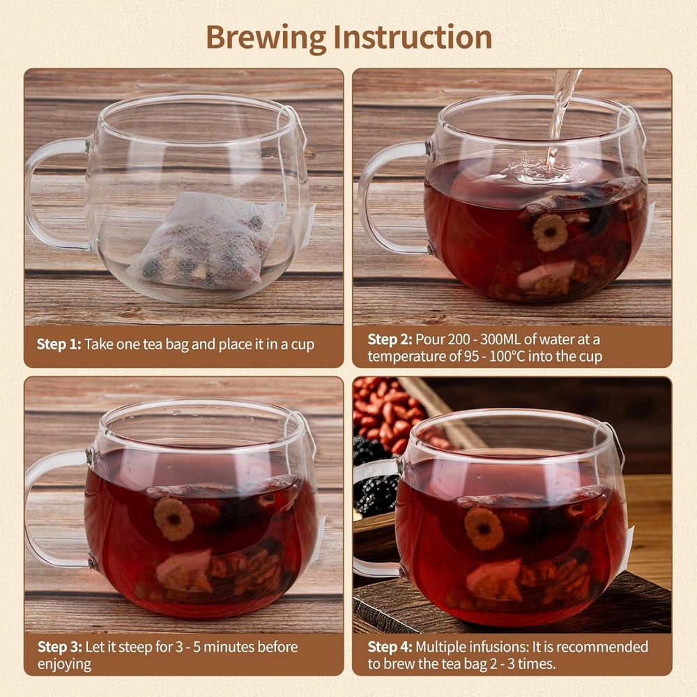 🍵🔥Ginseng Six Treasure Tea