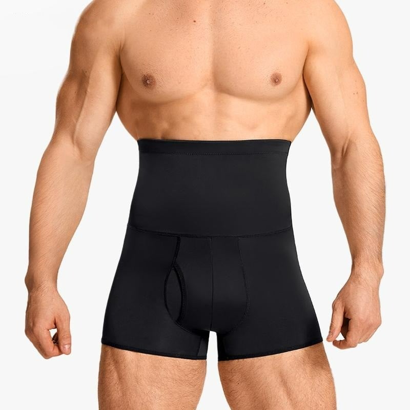 Men's High Waist Shapewear Boxer Briefs