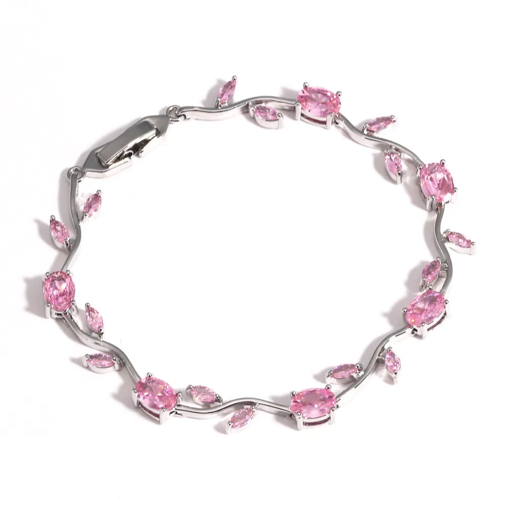 14K Gold - Dainty Rose Bracelet