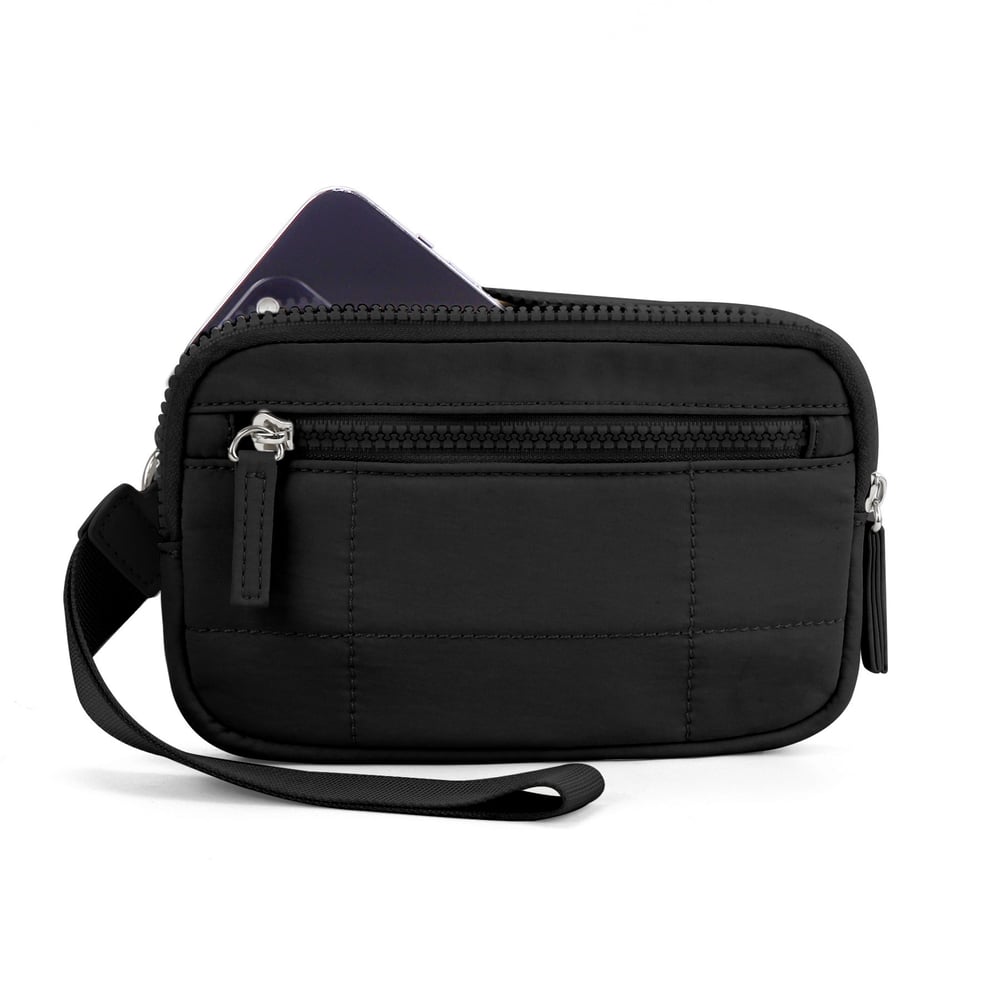 Puffer Wristlet Wallet Fits Phone