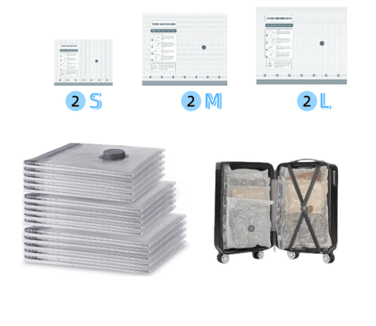 X7 Cordless Travel Vacuum Bag Set