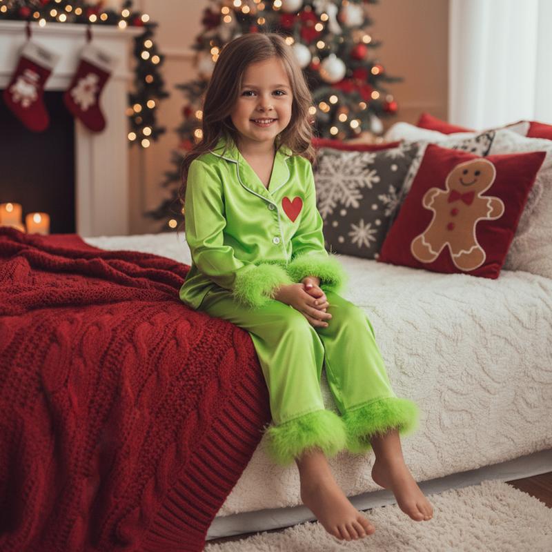 Mommy and Me Pajamas Christmas Family Matching Sleepwear