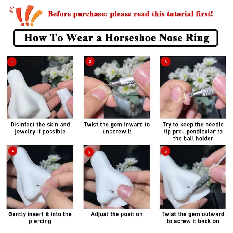 Horseshoe Nose Hoop