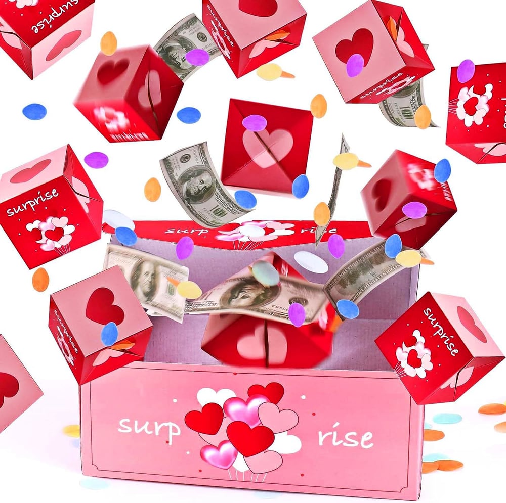 Explosion surprise gift box