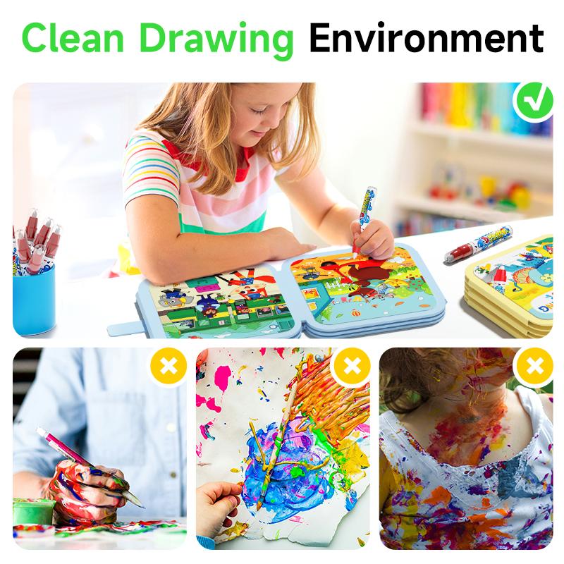 Water Coloring and Doodle Books for Toddlers