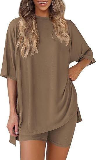 Women's Summer Casual Oversized Two-Piece Set