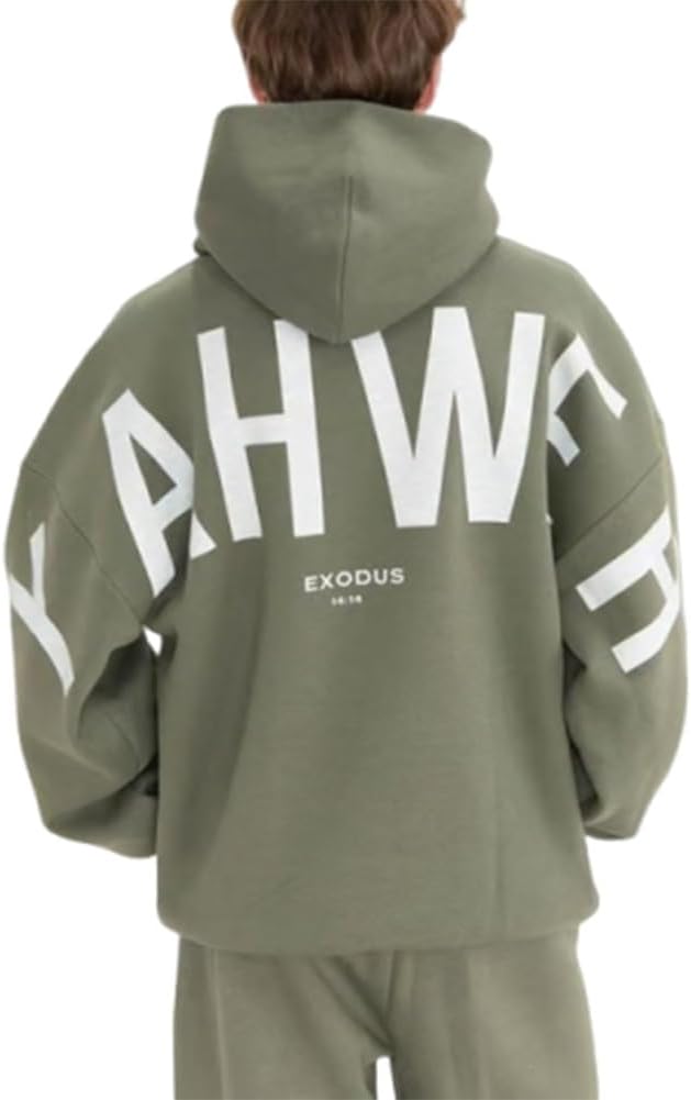 Oversized Christian Heavyweight Faith Sweatshirt for Men Hoodie Pullover Fashion Hoodies