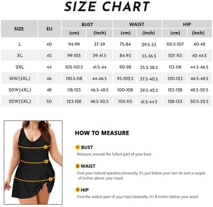 Women‘s Plus Size Tummy Control Bathing Suits Ruched V Neck One Piece Swimsuit Criss Cross Modest Swimdress