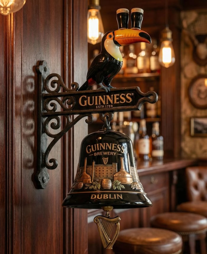 Guinness ESTD 1759 Heritage Collector’s Wall Bell