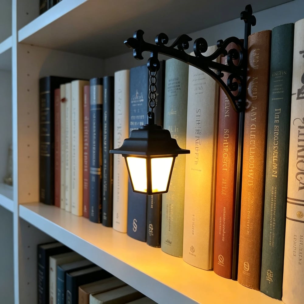 Library Lantern-Decorative Bookshelf Lighting
