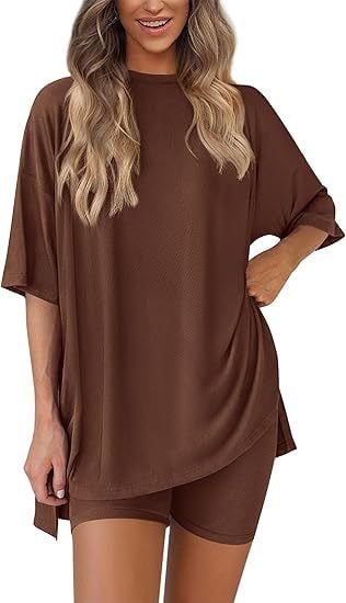 Women's Summer Casual Oversized Two-Piece Set