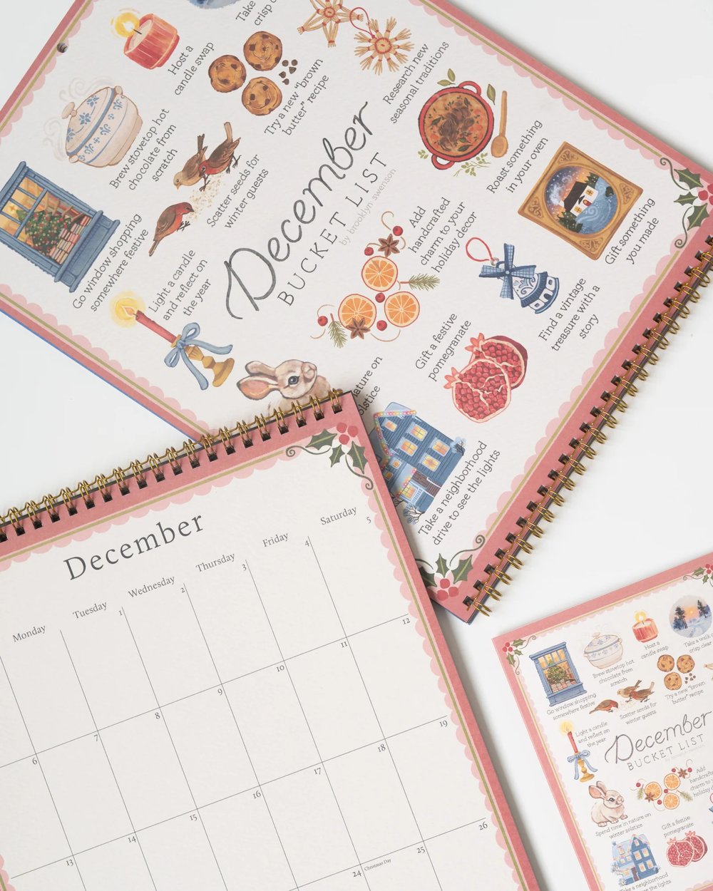 🌸 2026 Bucket List Wall Calendar - Celebration of Life’s Seasons📅