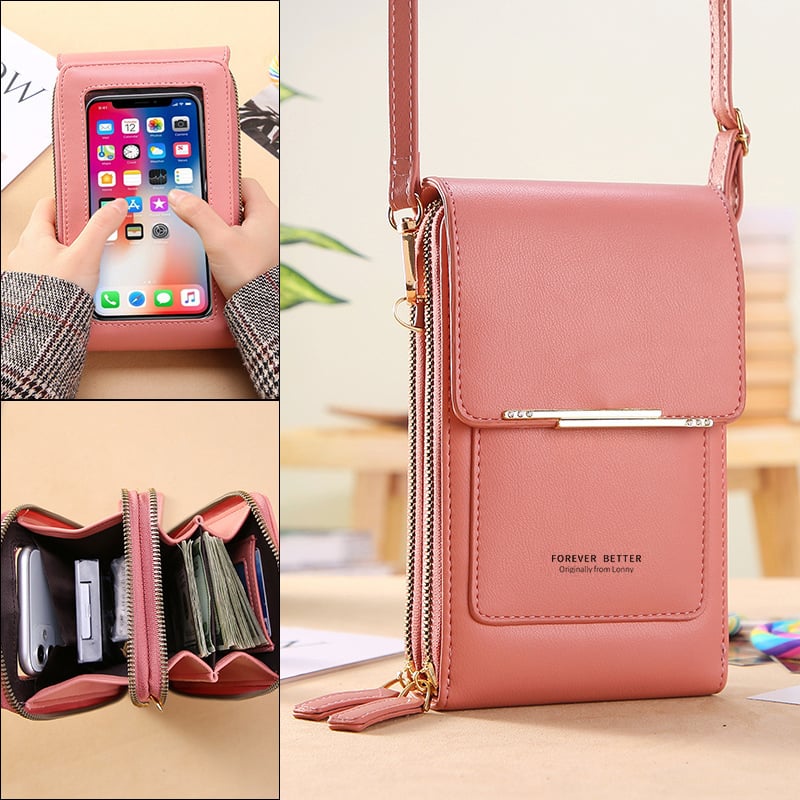 👛 Touchscreen Phone Crossbody Bag