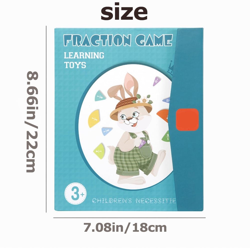 Magnetic Fraction Tiles & Circles Set
