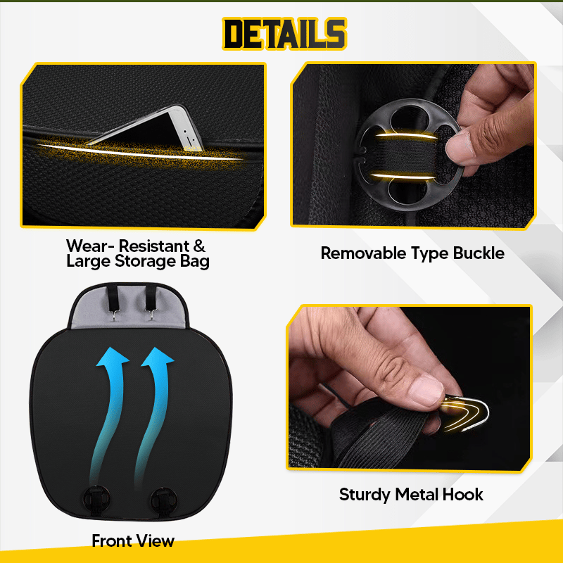 Breathable & Anti-Slip Viscose filament Car Seat Covers