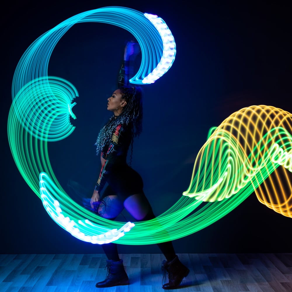 Vibrant LED Flow Fans