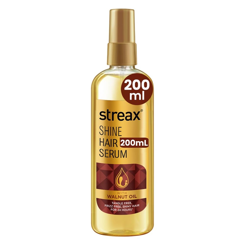 Hair Serum 200ml, Vitalized with Walnut Oil, For Hair Smoothening & Shine