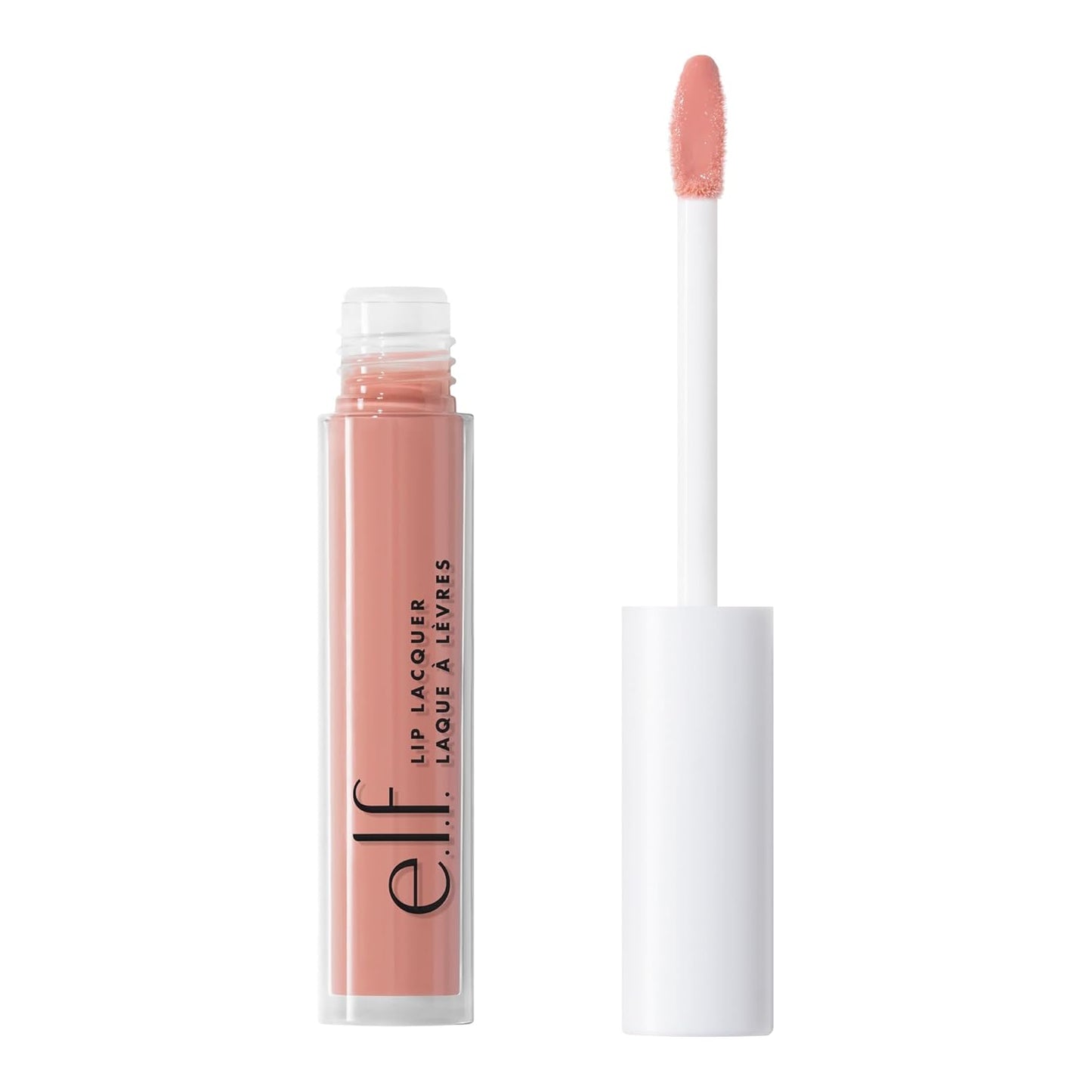 Lip Lacquer, Nourishing, Non-Sticky Ultra-Shine Lip Gloss With Sheer Color, Infused With Vitamins A & E, Vegan & Cruelty-Free, Clear