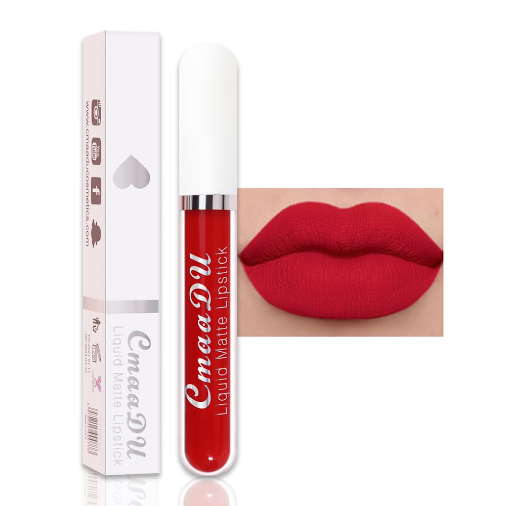 6-Pcs Matte Liquid Lipstick Set – Long-Lasting 24H