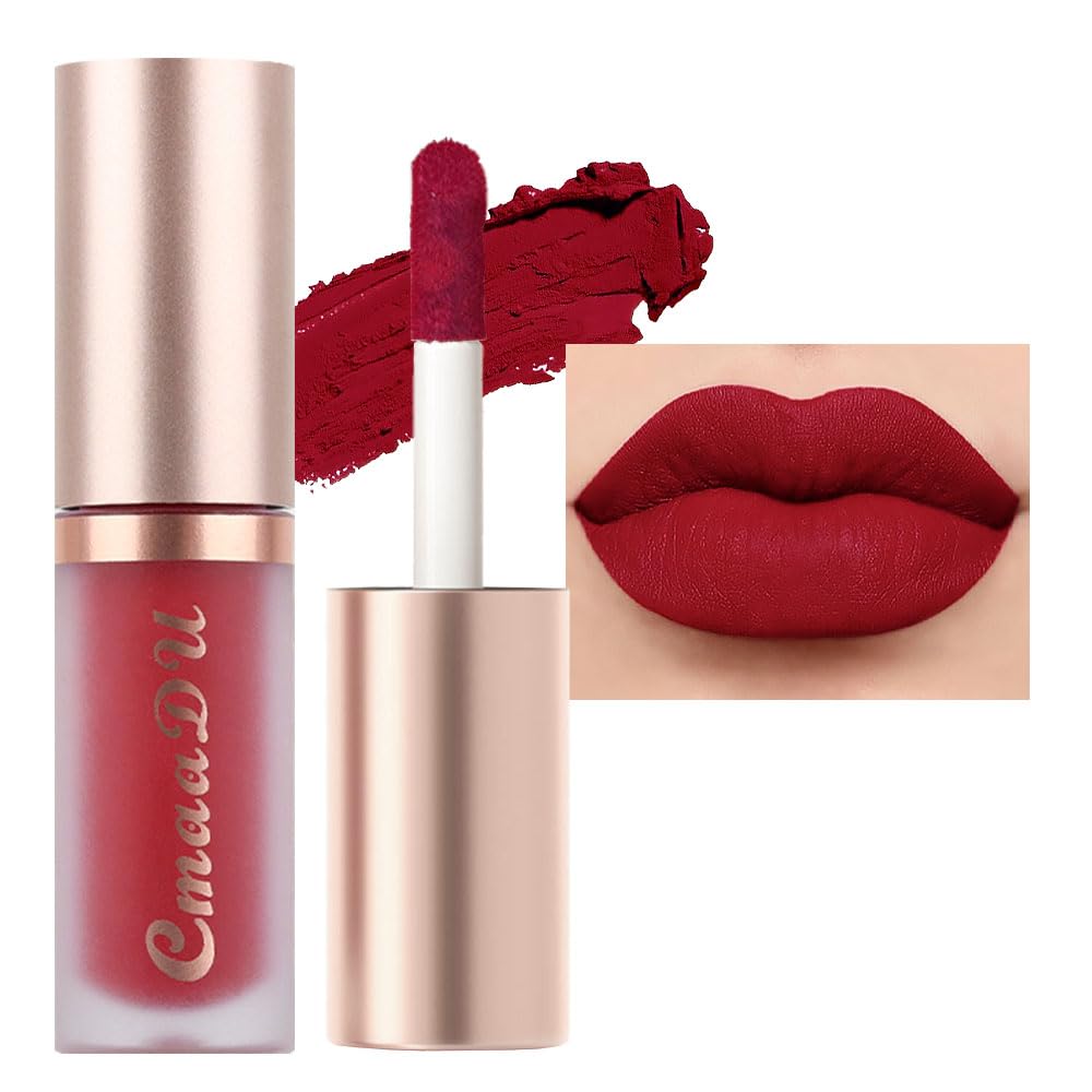 6-Pcs Matte Liquid Lipstick Set – Long-Lasting 24H