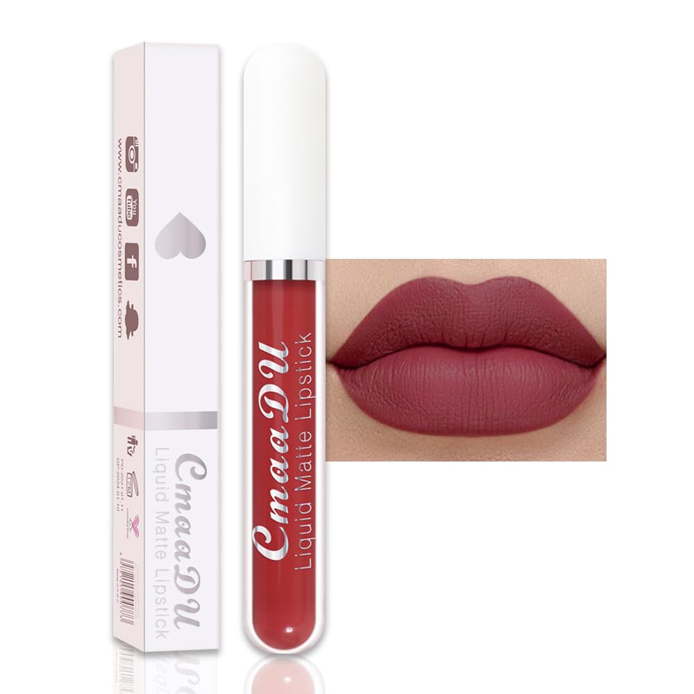 6-Pcs Matte Liquid Lipstick Set – Long-Lasting 24H