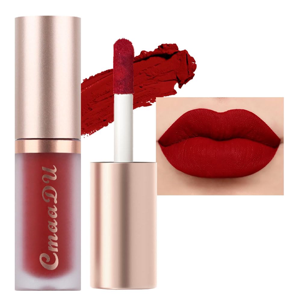 6-Pcs Matte Liquid Lipstick Set – Long-Lasting 24H