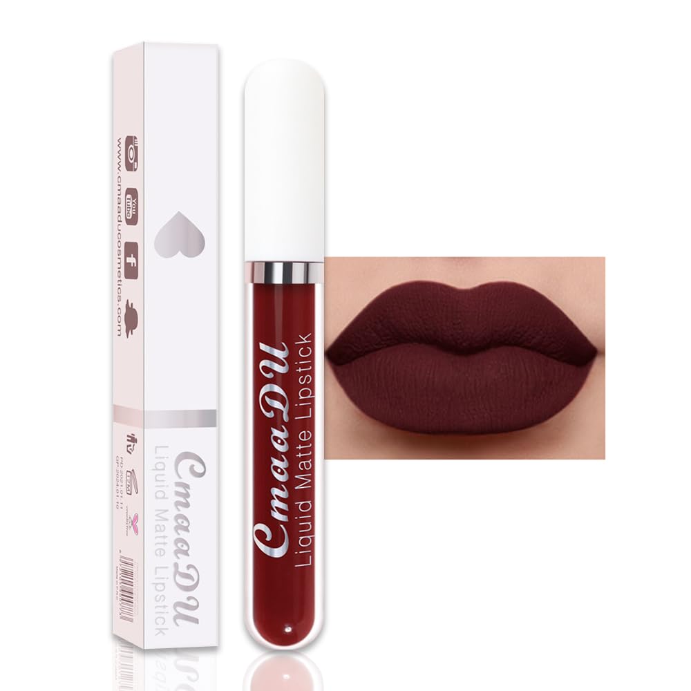 6-Pcs Matte Liquid Lipstick Set – Long-Lasting 24H