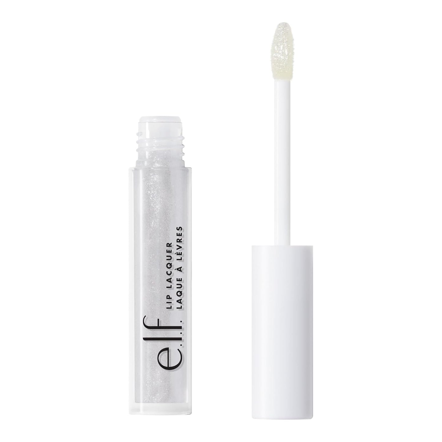 Lip Lacquer, Nourishing, Non-Sticky Ultra-Shine Lip Gloss With Sheer Color, Infused With Vitamins A & E, Vegan & Cruelty-Free, Clear