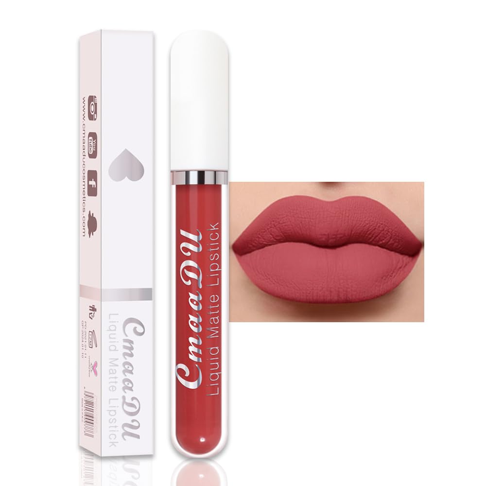 6-Pcs Matte Liquid Lipstick Set – Long-Lasting 24H