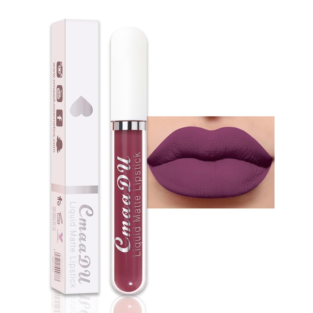 6-Pcs Matte Liquid Lipstick Set – Long-Lasting 24H
