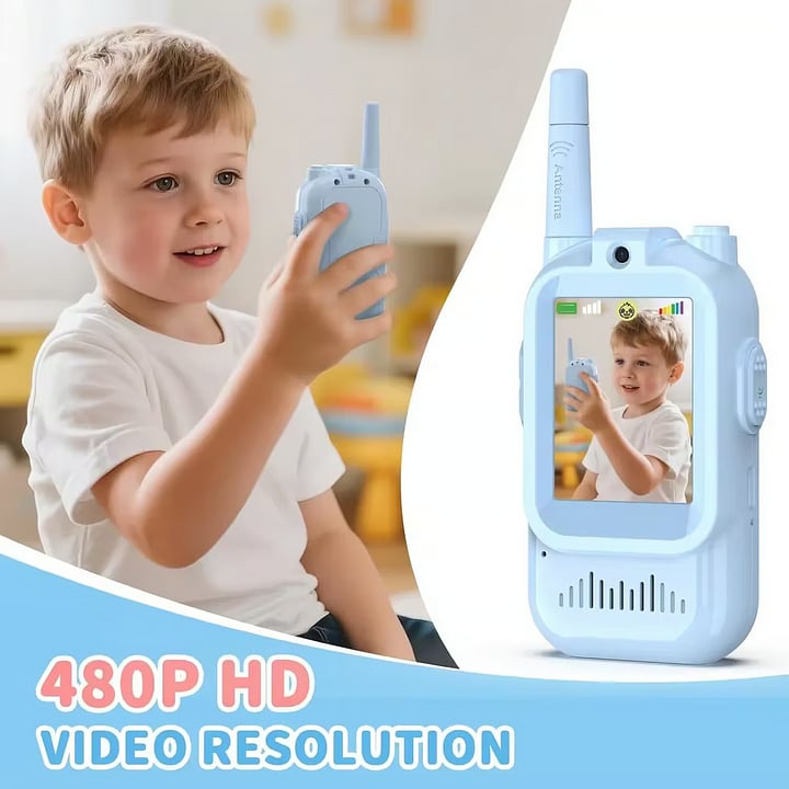 2PCS Kids Video Walkie Talkies Toys