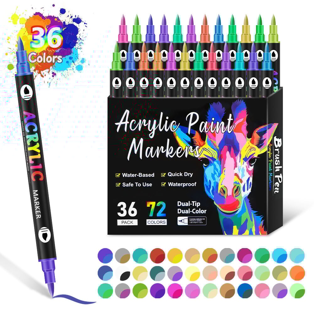 Double-Ended Art Markers for Professionals & Beginners!