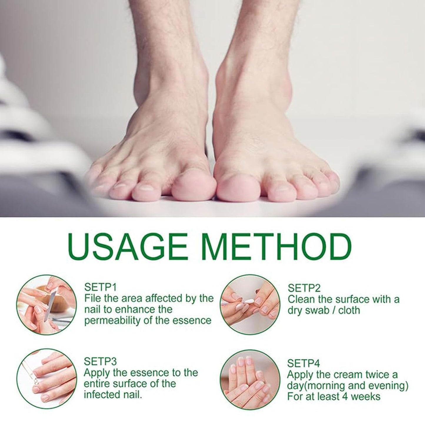 Natural Nail Fungus Treatment Gel - Fungus Cream, Multi-Purpose Nail Repair