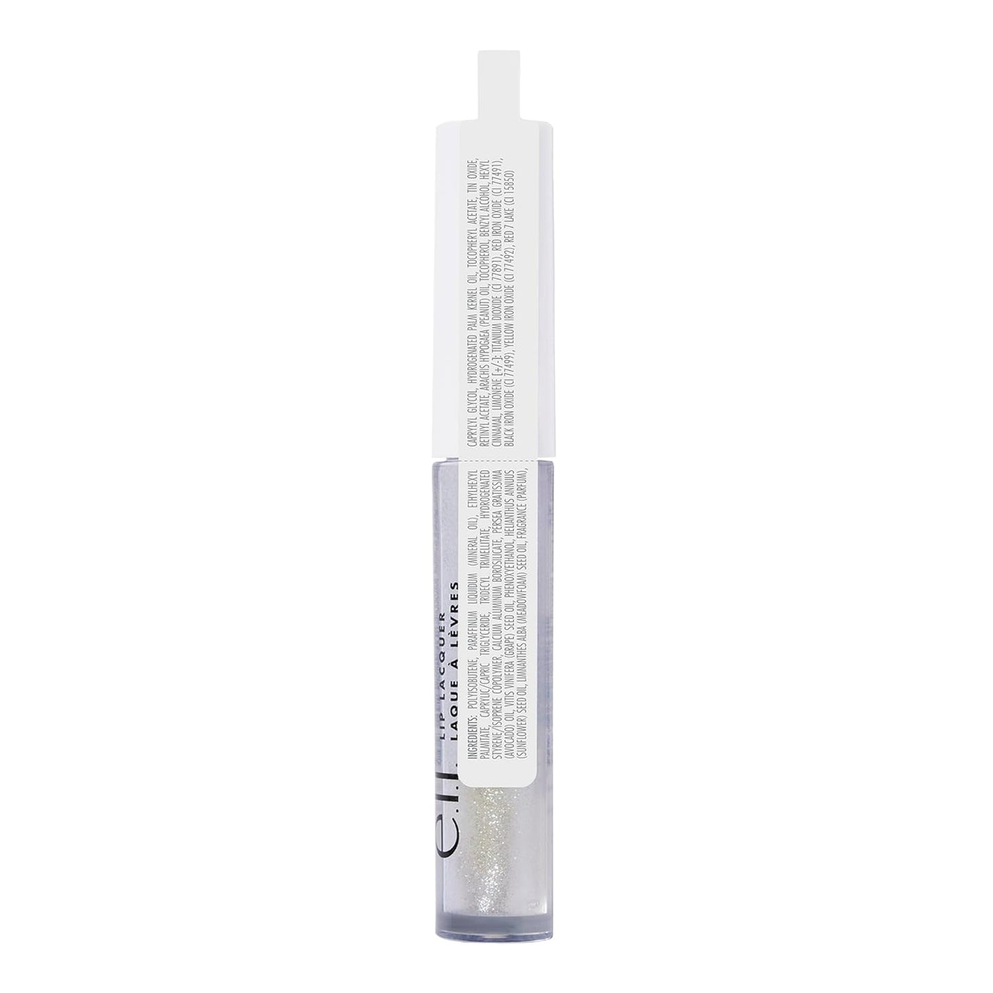 Lip Lacquer, Nourishing, Non-Sticky Ultra-Shine Lip Gloss With Sheer Color, Infused With Vitamins A & E, Vegan & Cruelty-Free, Clear