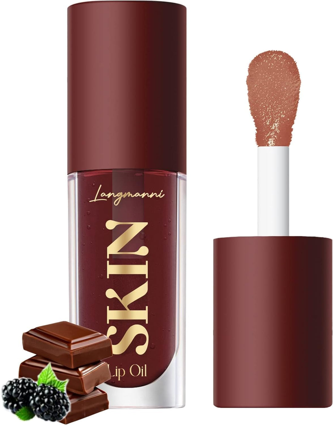 Strawberry Moisturizing Lip Oil – Non-Sticky Hydrating Gloss