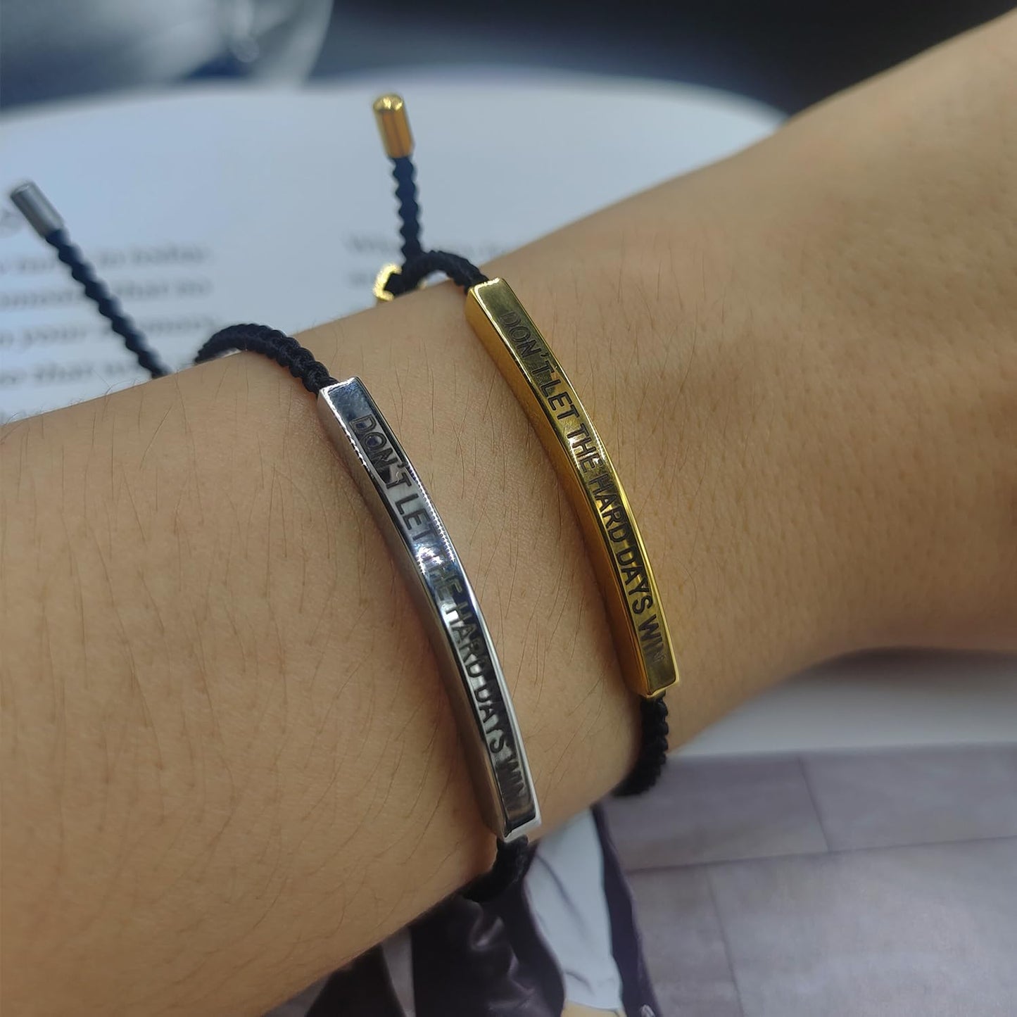 Choistily Dont Let The Hard Days Win Bracelet