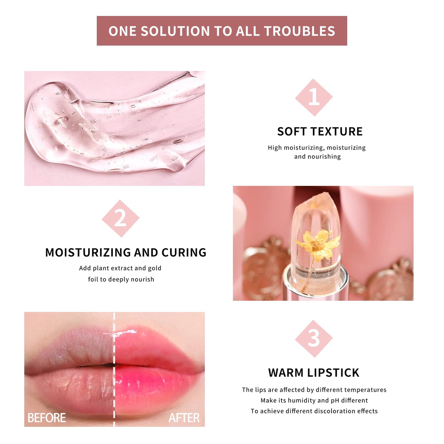 6 Pcs/Set Lipstick Set