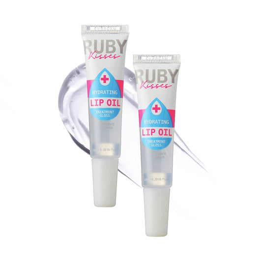 Ruby Kisses Hydrating Lip Gloss Clear Hydrating Lip Gloss (3 PACK)