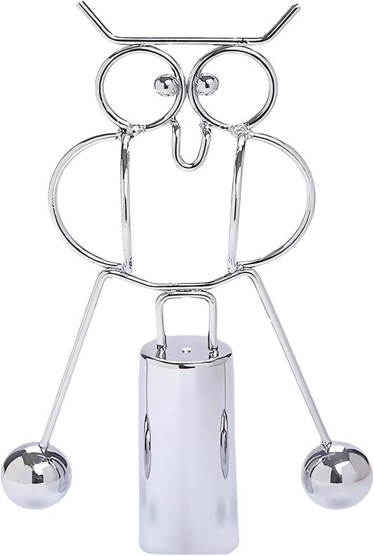 The Fisherman Balancing Sculpture Large Metal Kinetic Art Desk Office Physics Science Decor Cool Items Desktop Gadgets Accessories