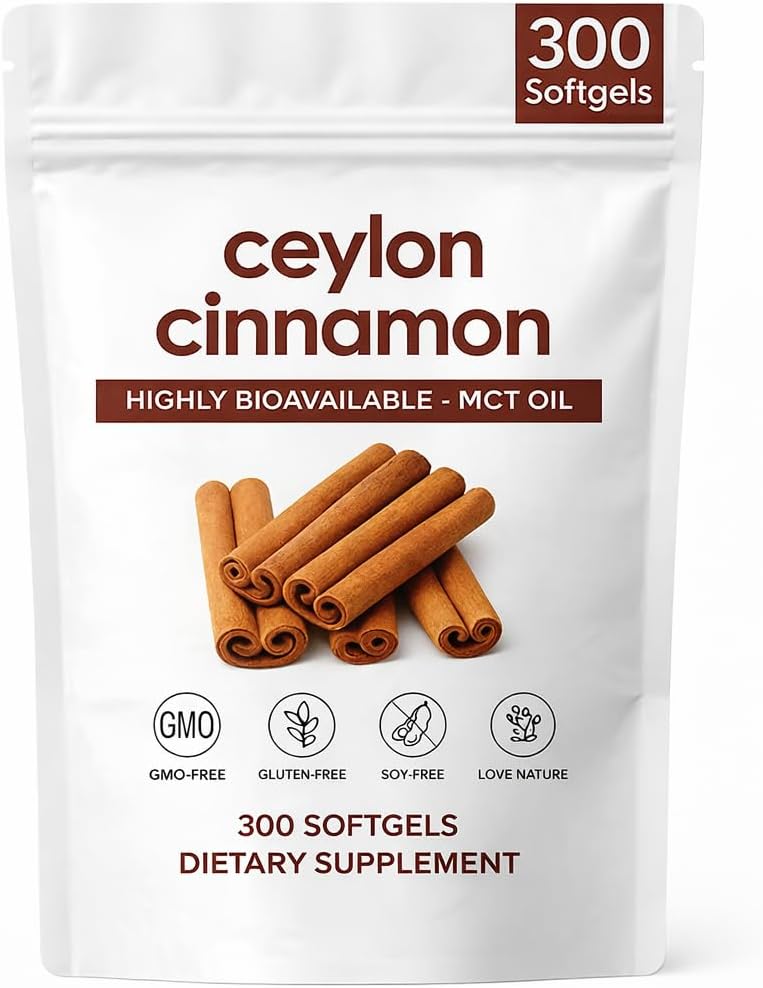 Ceylon Cinnamon Softgels, Ceylon Cinnamon Soft Gels 7200mg