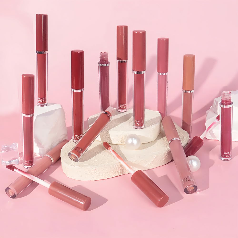 6-Pcs Matte Liquid Lipstick Set – Long-Lasting 24H