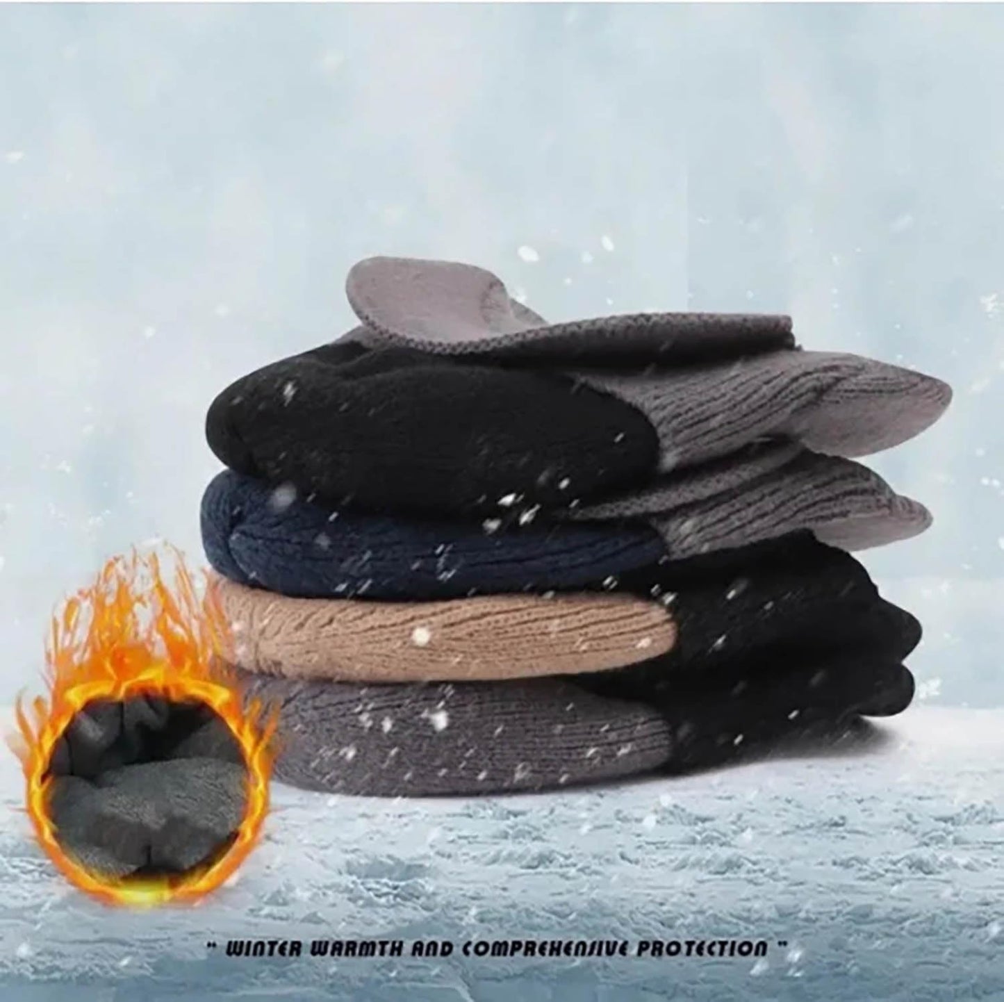 Windproof Thermal Cap with Visor