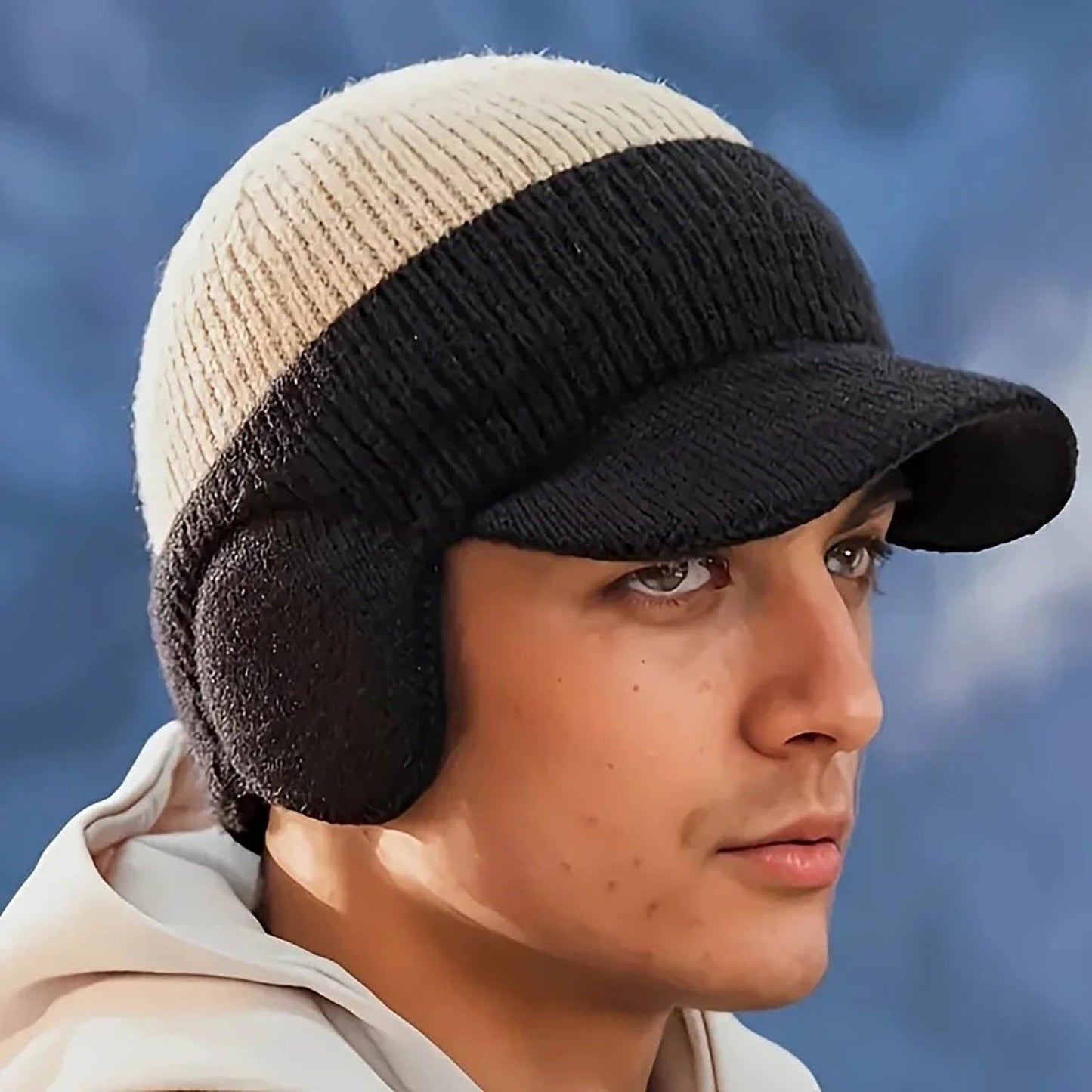 Windproof Thermal Cap with Visor