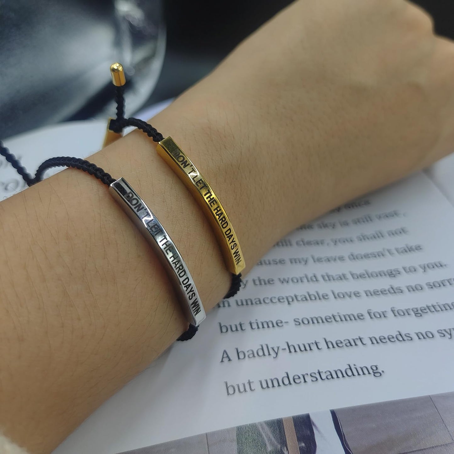 Choistily Dont Let The Hard Days Win Bracelet