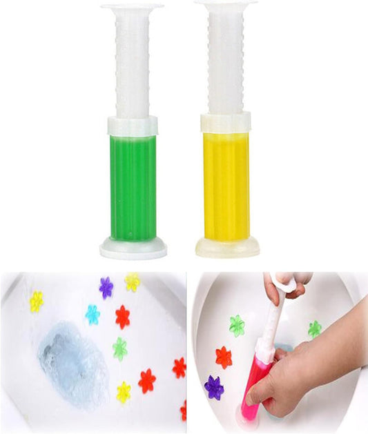 Supwell Toilet Cleaning Gel Stamp Toilet Bowl Stamps Floret Long-lasting Fragrance for Bathroom(6pcs)