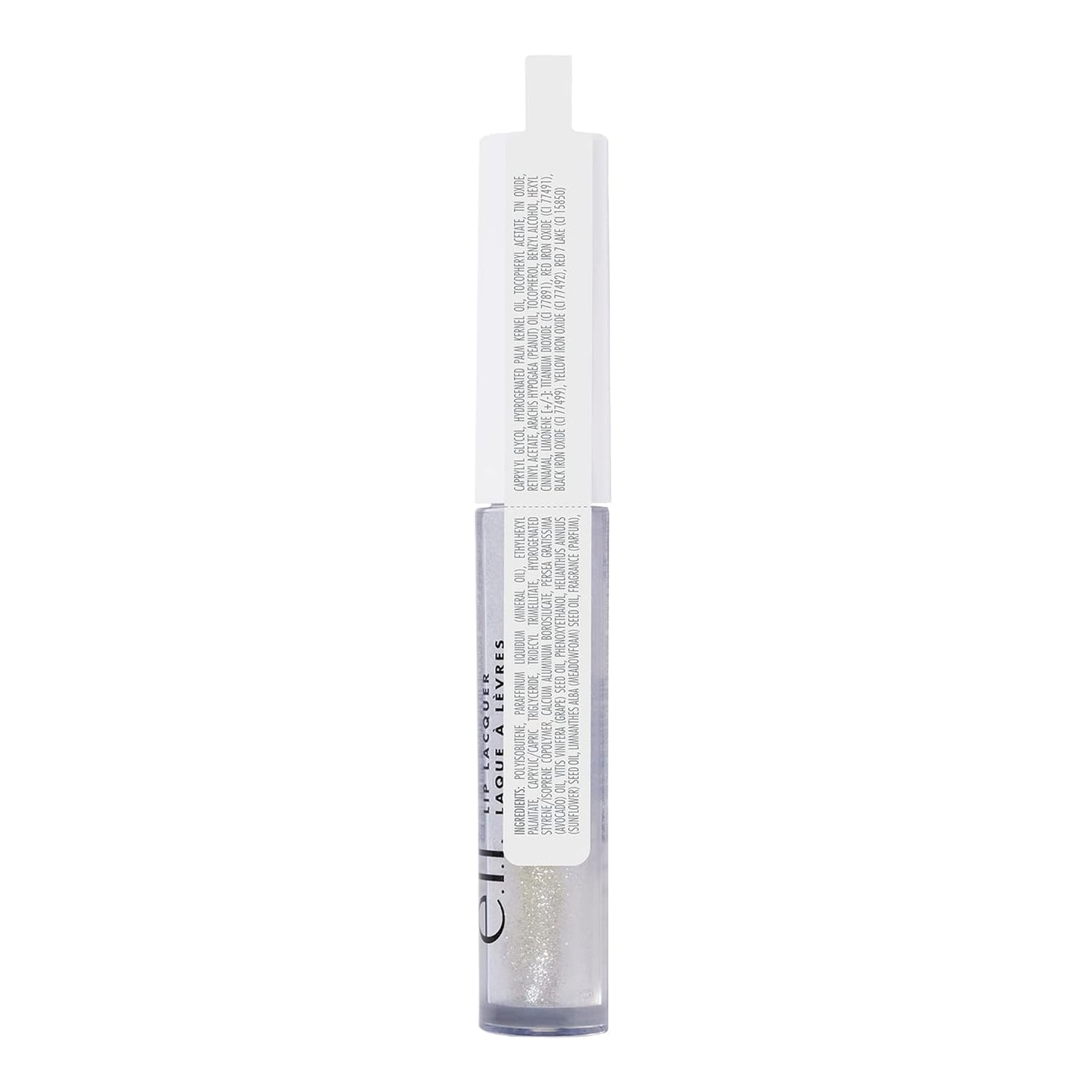 Lip Lacquer, Nourishing, Non-Sticky Ultra-Shine Lip Gloss With Sheer Color, Infused With Vitamins A & E, Vegan & Cruelty-Free, Clear
