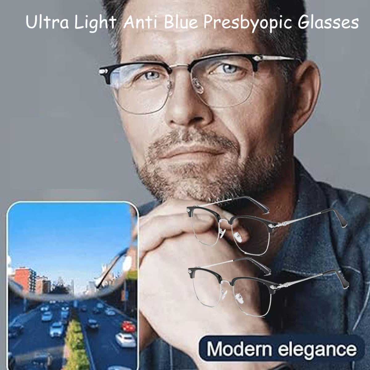 Ultra Light Anti Blue Presbyopic Glasses✈Fast Shipping Worldwide