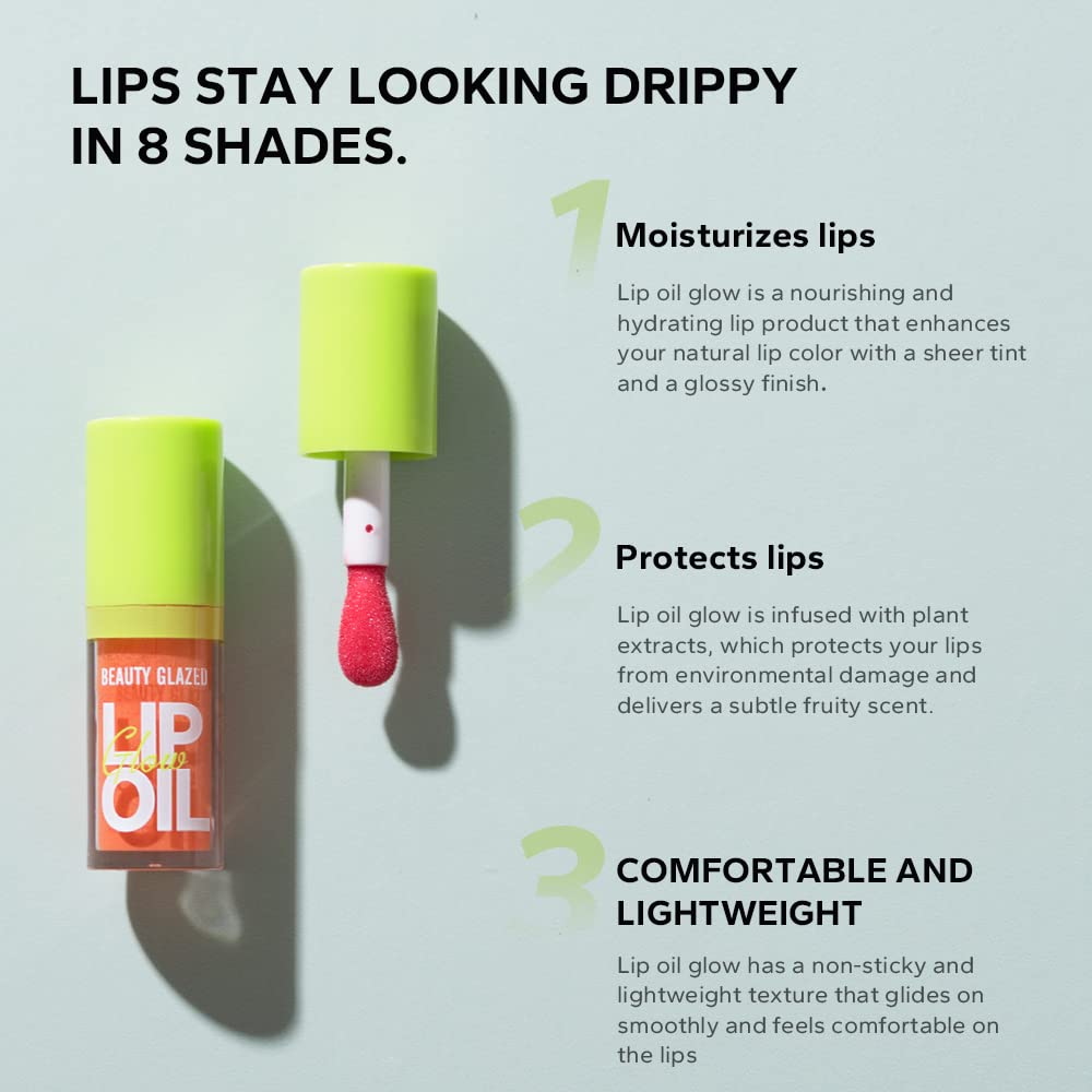 Glow Reviver Lip Oil – Hydrating High-Shine Vegan Lip Oil