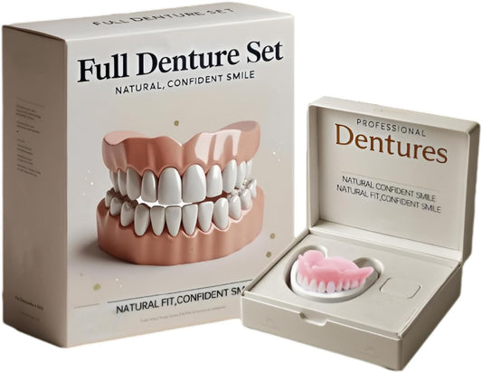 Smile More Silicone Denture Set